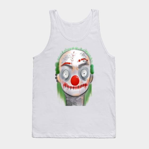 Clown Tank Top by SonnyArt225